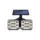 thumbnail image 1 of Luz de Pared con Energía Solar para Exteriores, Lámpara de Seguridad con Sensor de Movimiento y Cabezales Ajustables, Foco de Inundación con 16W y 300 Lúmenes para Jardín e Iluminación de Patio., 1 of 6