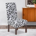 thumbnail image 2 of Clearance!Stretchy Parson Chair Slipcovers for Dining Room Chair seat Covers Chair Protectors for Party Pet Protection Universal Fit Soft Polyester (Set of 1, D), 2 of 8