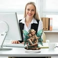 thumbnail image 4 of hulanddfd Desktop Goddesses Ornament, 2D Flat Acrylic Desktop Goddesses Figurine Tabletop Centerpiece Display Stand for Desk Living Room Home Decoration, 4 of 5