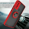 thumbnail image 3 of Value Pack + for TCL 20XE 20 XE Ring Hybrid Phone Case Magnet Mount Ready Grip Grids Kickstand Slim Shock Bumper Cover, 3 of 4
