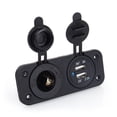 thumbnail image 2 of Power Adapter Outlet Accessories, High Power Travel Carger, Dual USB Car Charger, Motorcycle For Automotive Camera Phone, 2 of 7