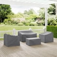 thumbnail image 2 of Crosley Marques MO75007-GY Ensemble de Housse Furniture 5 Pcs, Gris, 2 of 10