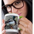 thumbnail image 2 of 3dRose, Duck, 15oz Two-Tone Green Mug, 2 of 7