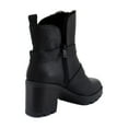 thumbnail image 5 of Naturalizer Verney-Moto Women's Boots Black Leather Size 9.5 M, 5 of 8