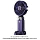 thumbnail image 2 of Ventilador eléctrico Indicador de potencia LED Ventilador de brisa recargable para acampar en la oficina en el hogar, 2 of 9