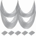 thumbnail image 4 of Hvmvliv Halloween Creepy Cloth 72in Halloween Spooky Fabric Cloth - Scary Gauze Creepy Cloth for House Halloween Party Yard Wall Doorway Outdoors Suitable for Indoor Outdoor Halloween Decoration Gray, 4 of 6