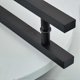 thumbnail image 4 of Matte Black Stainless Steel Glass / Wooden Door Handle, 4 of 5