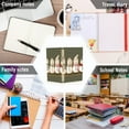 thumbnail image 6 of FORMRS 1-Subject Spiral Notebook 8" x 5" College Ruled 60 Refillable Sheet A5 Hard Cover, Cute Snowmen, 6 of 7