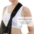thumbnail image 4 of 1 Pcs Mesh Arm Shoulder Sling, Medical Immobilizer for Shower Adjustable Torn Rotator Cuff Injury Right Left Men Women Elbow, Wrist, Black Updated Version, 4 of 16