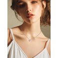 thumbnail image 5 of FindChic 2 Carat Created Tourmaline - October Birthstone Elegant Necklace for Women, Heart Shaped Pendant Necklace Birthday Graduation Jewelry Gifts Mom Daughter Wife Lady, 5 of 10