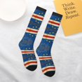 thumbnail image 6 of Women's Knee High Socks Retro Cape Verde Flag Outdoor Casual Tube Socks, 6 of 7