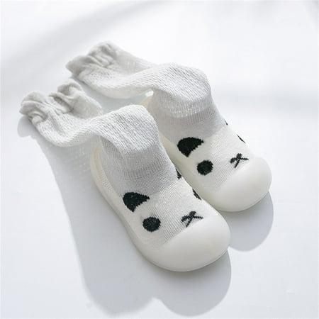 

TOWED22 Sock Shoes Toddler Toddler Kids Baby Boys Girls Socks Shoes First Walkers Cute Cartoon Animals Stocking BU2