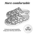 thumbnail image 6 of Goofa Snake Print Womens Mens Cotton Lightweight House Slippers , Washable Home Slippers,Indoor Comfy Bedroom Cozy Slippers-46/47, 6 of 7
