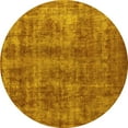 thumbnail image 1 of Ahgly Company Indoor Round Oriental Yellow Industrial Area Rugs, 8' Round, 1 of 4