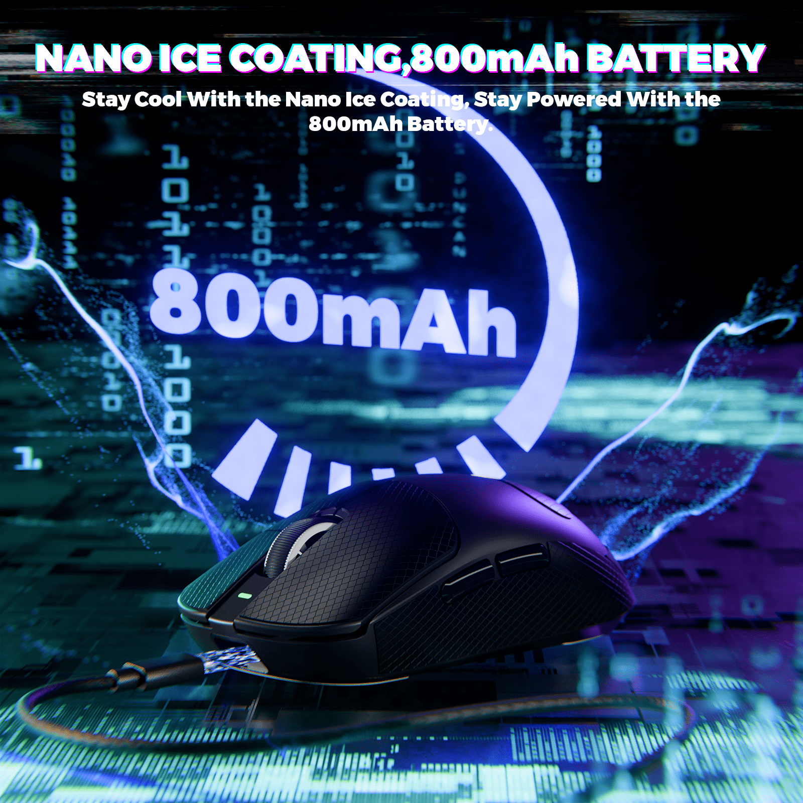 ATTACK SHARK X8 Ultimate Wireless Gaming Mouse,55g Ultra-Lightweight BT/2.4GHz Wirelss/Wired Mouse,8K Polling Rate,PixArt PAW3950MAX Sensor,42000 DPI,800mAh Battery,Gamer Mice for PC/Win/Mac