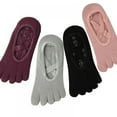 thumbnail image 2 of Yoga Socks for Women with Grip & Non Slip Toeless Half Toe Socks for Ballet Pilates Barre Dance, 2 of 7