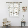 thumbnail image 4 of New Kitchen short sheer curtains burnout roman blinds printing sheer panel tulle window treatment door curtains home decor, 4 of 5