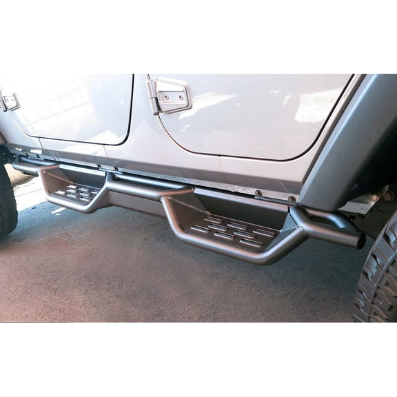 2007-2018 Jeep Wrangler JK 4 Door (Factory sidesteps or rock rails have to be removed)