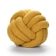 thumbnail image 1 of Almohada de bola anudada tejida a mano, almohada Sherpa para decoración del hogar, almohada para sofá, cojín para cabecera, diámetro de 22CM, amarillo jengibre Sincero Electrónica, 1 of 7