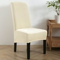 thumbnail image 4 of Skksst Waterproof Velvet Dining Chair Slipcover Extra Large Home Banquet Party Seat Protector Cover, Set of 6, 4 of 7