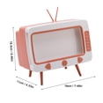 thumbnail image 2 of DJN Clearance Home Textile Storage TV Tissue Box Mobile Phone Stand Desktop Tissue Napkin Container Holder Rack PP Pink One Size, 2 of 2