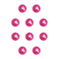 thumbnail image 3 of Ounissouiy Decoraciones florales de flores de papel para la pared Fondo decorativo conveniente para la decoración de la fiesta de aniversario Fushcia 25cm Fucsia 25cm 10piezas Ounissouiy CBP304040, 3 of 5