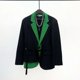thumbnail image 3 of Trajes y blazers negros cortos para hombre, abrigos, chaquetas blancas para hombre, nuevos, sencillos, con botonadura sencilla, de moda, de primera calidad y originales, 3 of 5