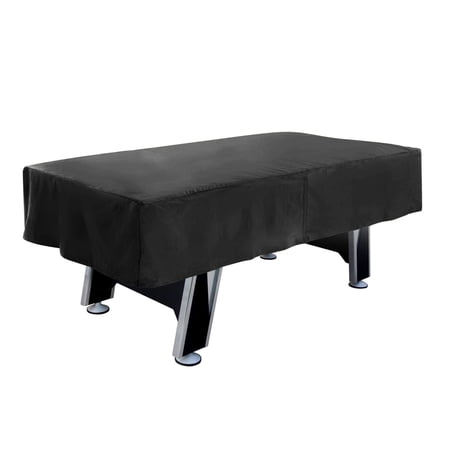 Covermates Outdoor 7FT Air Hockey Table Cover - Heavy-Duty Vinyl Water-Resistant Black