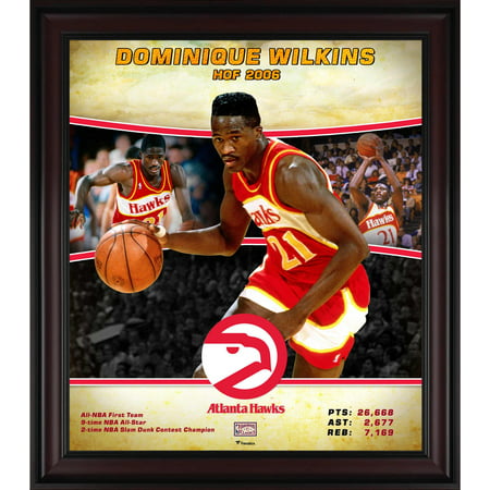 Dominique Wilkins Atlanta Hawks Framed 15