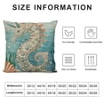 thumbnail image 5 of Shiartex  Summer Pillow Covers Covers Ocean Summer Farmhouse Cushion Case Decor for Sofa Couch 22x22in, 5 of 5