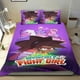 thumbnail image 1 of La Niña Invencible Conjunto de sábanas temático, trío de piezas, cómodo y amigable con la piel, diseño único, regalo de decoración para el hogar para familiares, amigos y fans,173cm *218cm, 1 of 6