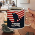 thumbnail image 4 of We Will Overcome USA Soldiers First Responders Police Firefighter America White Mug, 4 of 4
