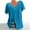 Blue, variant on Njoeus Oversized Tshirts for Women Business Casual Tops for Women Women Plus Size Short Sleeves V-Neck Boho Print Shirt Pullover Tops Short Sleeve Blouses S-5Xl Hawaiian Shirts for Women Summer Saving