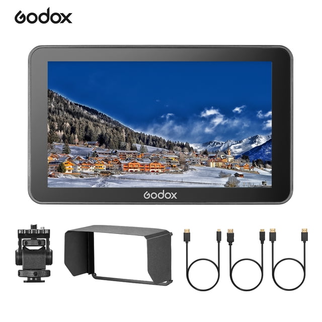 Goodox GM6S 5.5 Pulgadas Monitor de Cámae 4K 4K 1200 NIT Monitor de video ultra-brillo para cámara dslr 1920 x 1080 pantalla touch control entrada y salida 3d lut tipo