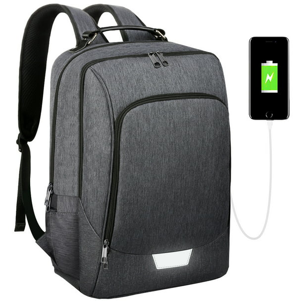 Vbiger 17 Inch Travel Laptop Backpack with USB Charging Port ...