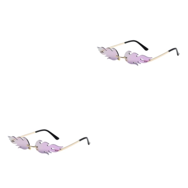 Gafas de sol Qarigey Flame And Fire Sin marco color multicolor
