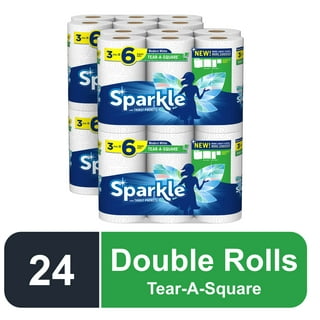 Sparkle® Pick-A-Size® Paper Towels, 6 Double Rolls = 12 Regular Rolls
