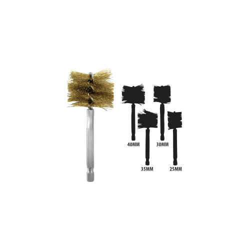Brass 25mm40mm Bore Brush Set