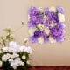 thumbnail image 1 of Hilera de flores artificiales para boda Macarena Púrpura claro, 1 of 8