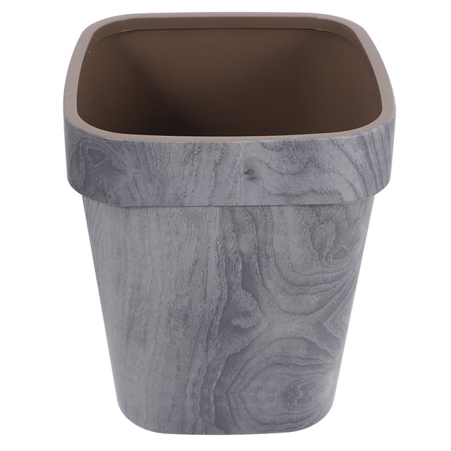 WASHWEPE Basurero Pequeño Sin Con De Madera Para Cocina Y Y Resistente