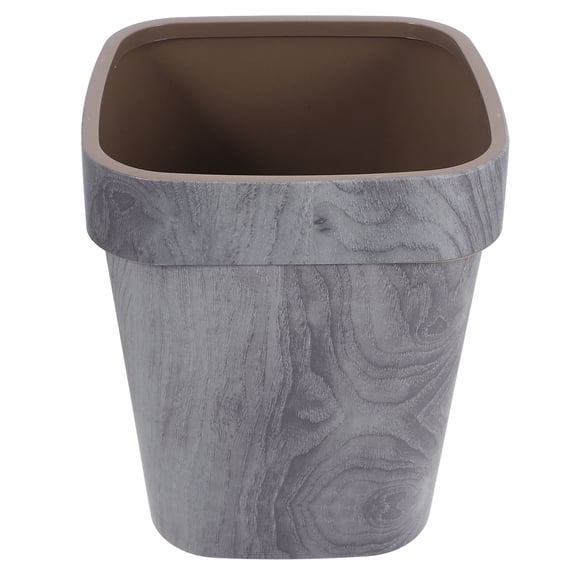 WASHWEPE Basurero Pequeño Sin Con De Madera Para Cocina Y Y Resistente