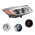 thumbnail image 3 of Miumaeov Headlights Assembly for 2009 2010 2011 2012Buick Regal HID Xenon Projector Headlamp Passenger Side Replacement Chrome Housing GM2502372 GM2503372, 3 of 10