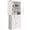 White, variant on Storage Cabinet Freestanding Pantry Cupboard with Large Drawer and 3 Adjustable Shelves Tall White Kitchen Pantry