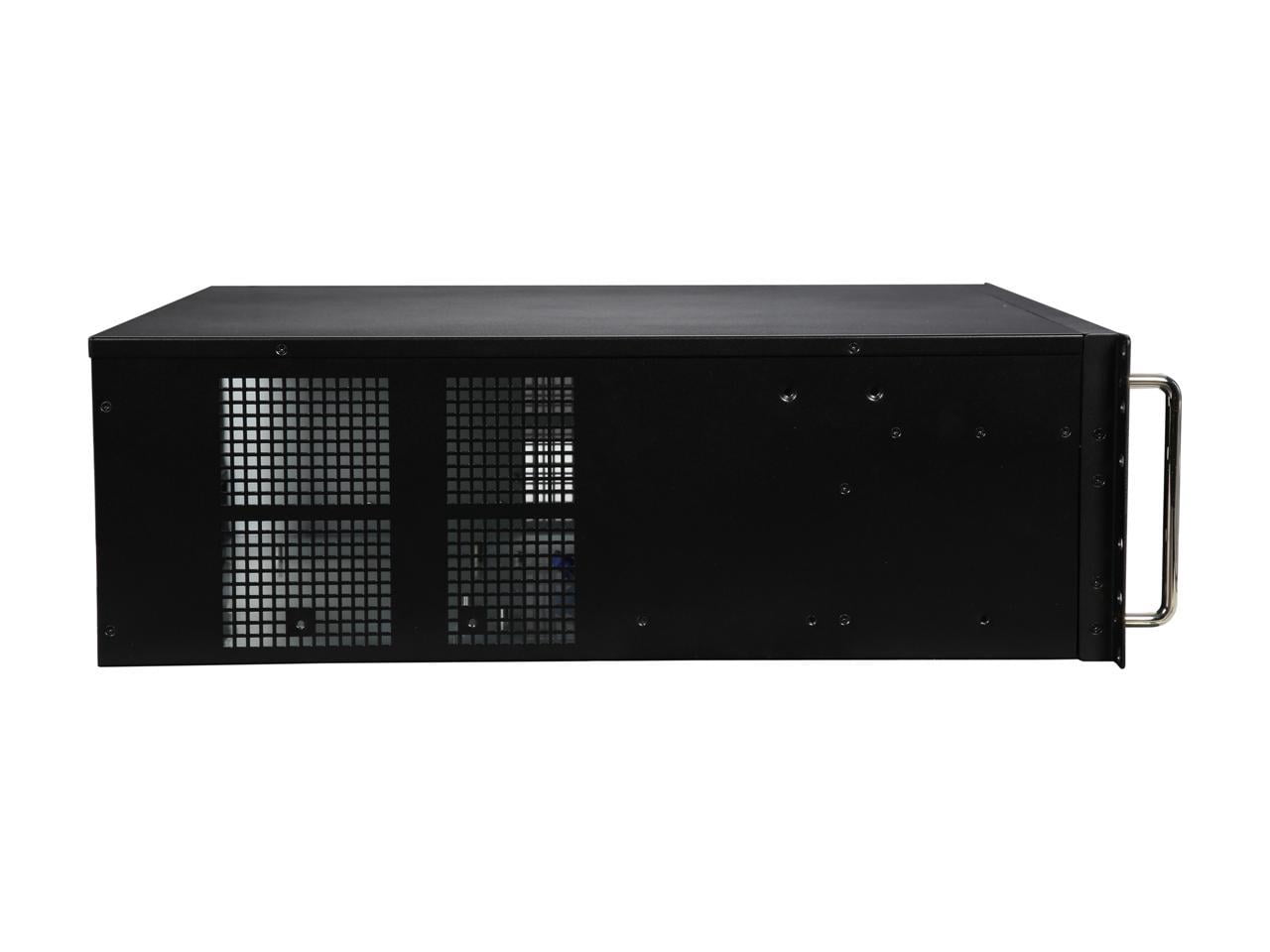 Athena Power RM-4U8G525 Black SGCC (T=1.2mm) 4U Rackmount Server Case 2 External 5.25" Drive Bays