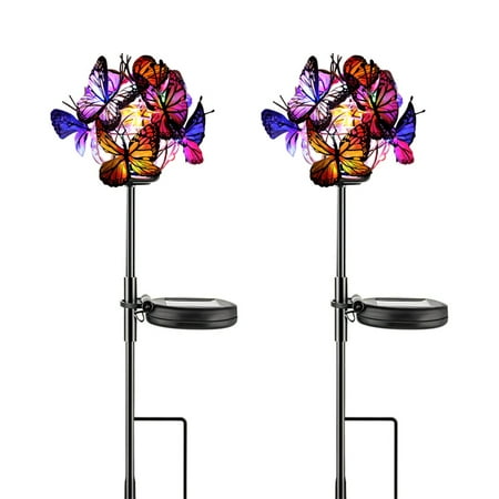 

Outdoor Solar Garden Lights Solar Garden Stake Lights Solar Powered Butterfly Lights Waterproof Decorative
