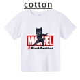 thumbnail image 2 of 2024 Nueva camiseta de algodón de verano de Panther Marvel para niños, camiseta informal de moda para niños, camisetas para niñas, camisetas Y2k, ropa de dibujos animados para niños, 2 of 5