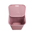 thumbnail image 4 of Cesto Canasta Organizador Ropa con Tapa Rattan Plastico (Rosa), 4 of 8