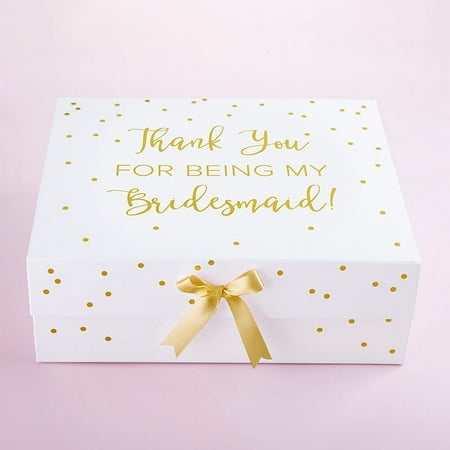 Bridesmaid Proposal Box - Kate Aspen"Thank You for Being My Bridesmaid!" Bridesmaids Gifts | Set of 2 Empty Boxes