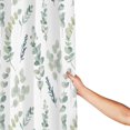 thumbnail image 3 of Shower Curtain for Bathroom with 12 plastic hooks, 72x72 Inches Bathroom Decor Waterproof Fabric Shower Curtain Set, Luxury Standard Shower Curtain for Bathtub Watercolor Green Leaf, 3 of 5