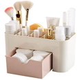 thumbnail image 4 of Caja de almacenamiento de cosméticos de escritorio, caja de almacenamiento de joyería multifuncional multiespacio para el hogar con cajón, 4 of 5